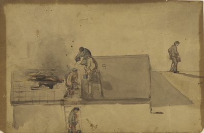 A Fire at Pomfret by James Abbott McNeill Whistler